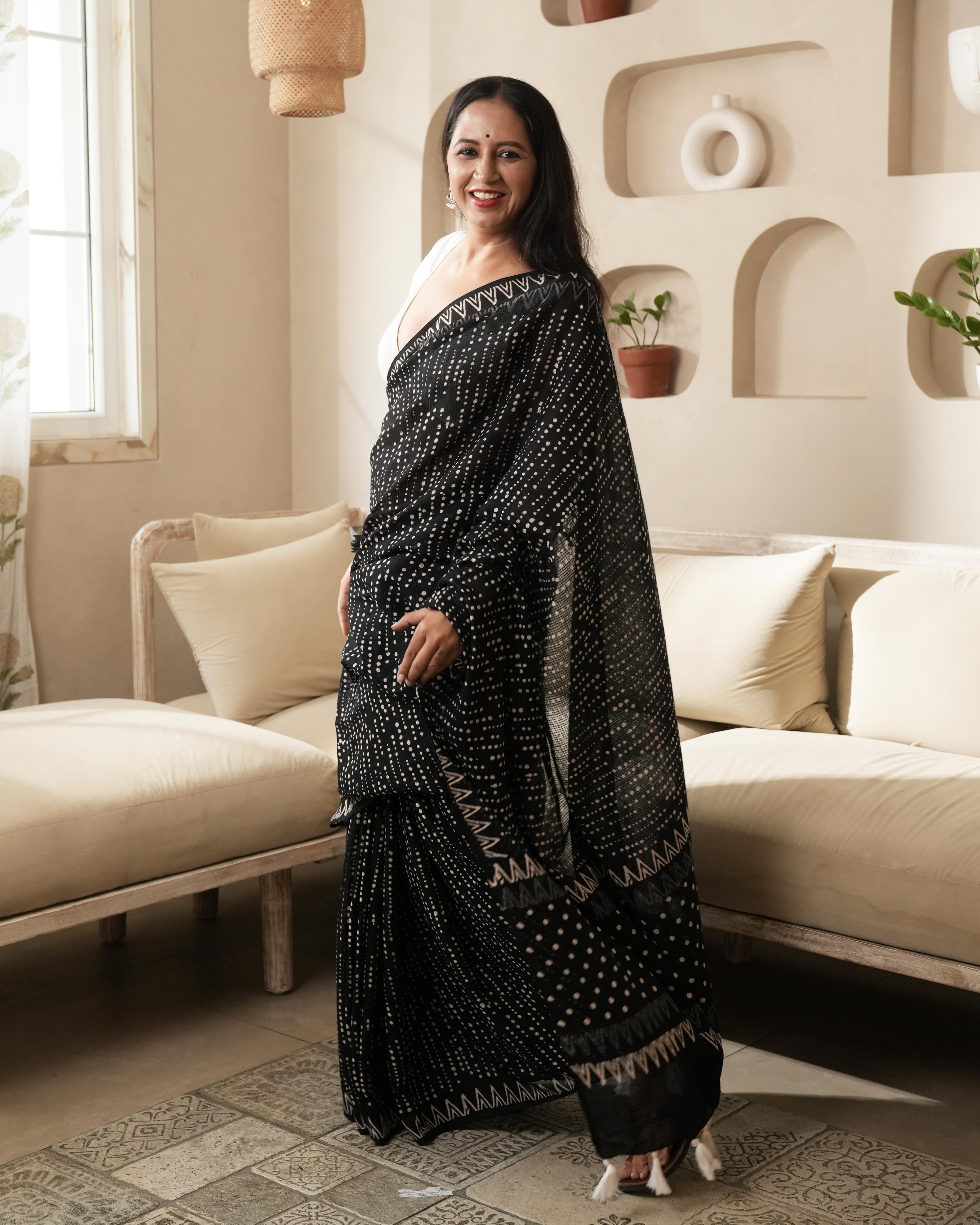 lightweight moonga saree women